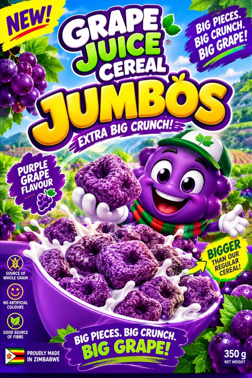 Grape Juice Cereal Jumbos box